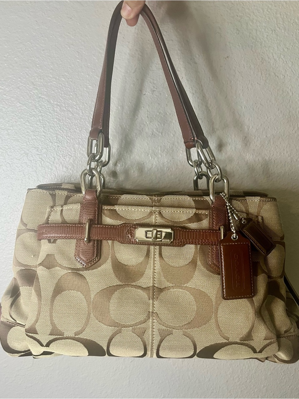 Coach Signature Chelsea Jayden East West Carryall - BRAND NEW (no dust bag)
